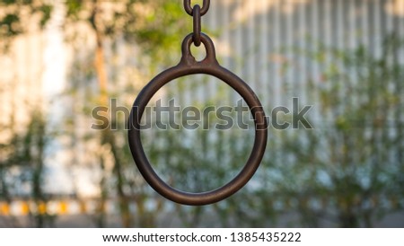 steel ring in a bangkok park