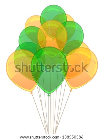 Vector balloon for party, birthday