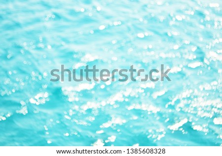 Blurred blue sea water for background, nature background concept. - Image 
