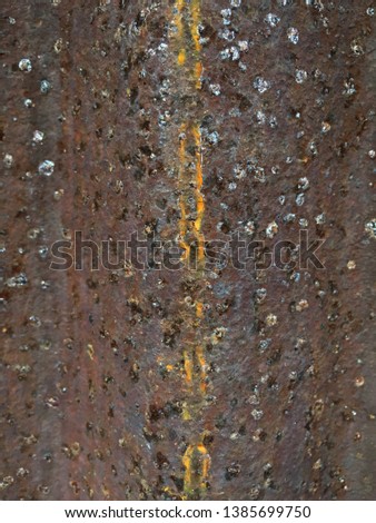 Rusty metal surface creates beautiful abstract background