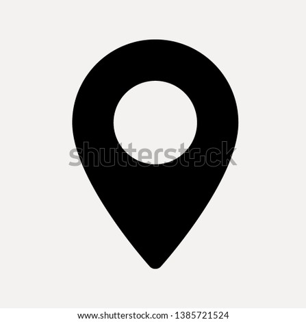 navigation illustration button location direction vector icon Royalty-Free Stock Photo #1385721524