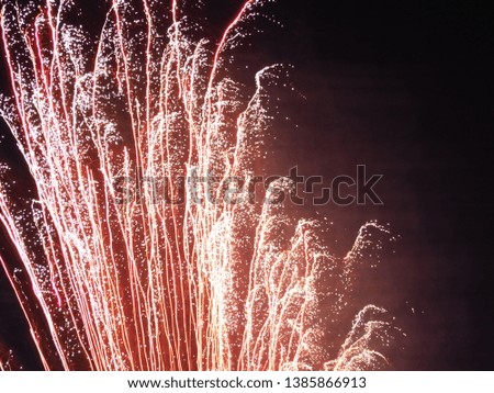 Beautiful and spectacular firework picture