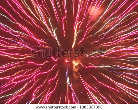 Beautiful and spectacular firework picture