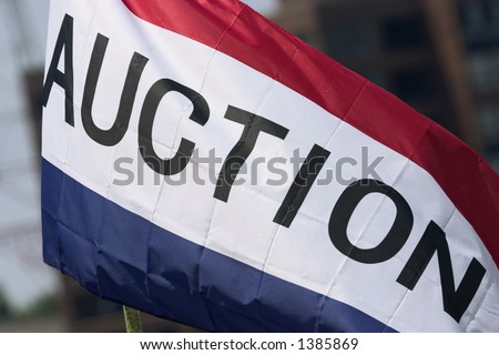 Auction flag (real estate)