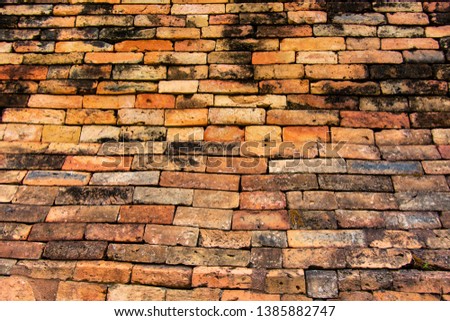 old brick wall background or textured