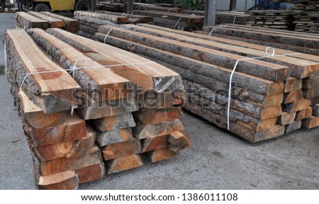 Ready to send lumber in the factory