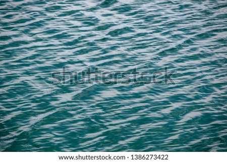 Ripples On Blue Water Surface