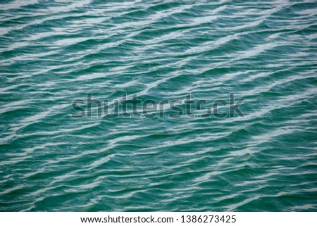 Ripples On Blue Water Surface