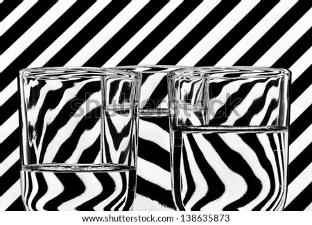 Abstract Glasses Royalty-Free Stock Photo #138635873