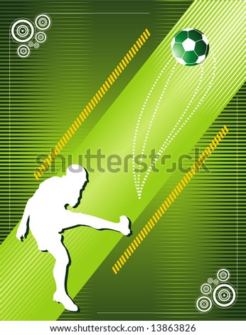 football vector composition