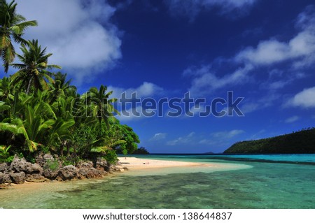 Tonga paradise Royalty-Free Stock Photo #138644837