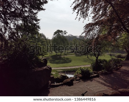 A beautiful springs morning in Avenham Park, Preston 