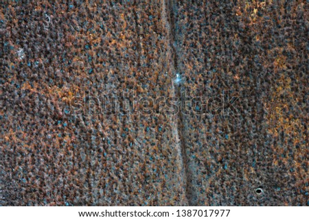 Rusted steel background texture, old metal iron rust texture.