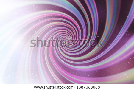 Light Purple vector template with space stars. Modern abstract illustration with Big Dipper stars. Template for cosmic backgrounds.
