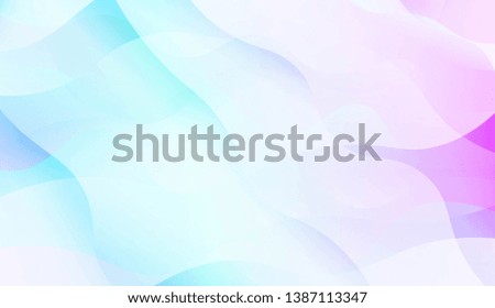 Template Abstract Background With Curves Lines, Wave Shape. Modern Screen Gradient Design. For Greeting Card, Flyer, Poster, Brochure, Banner Calendar. Vector Illustration
