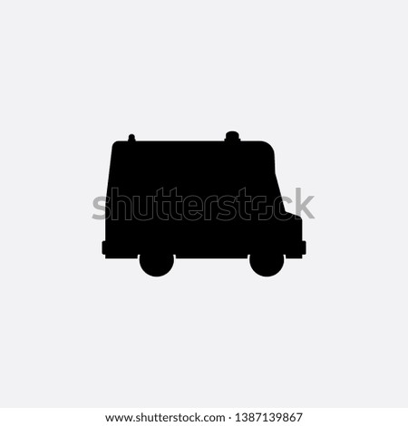 ambulance icon sign signifier vector