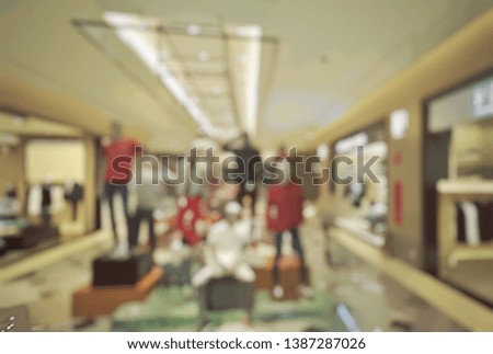 Abstract Blur  BACKGROUND Shopping mall , SPACIOUS LIGHT 
