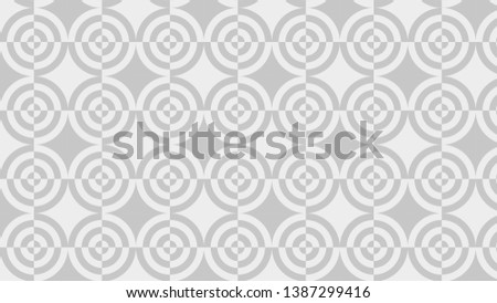 Light Grey Quarter Circles Pattern Background