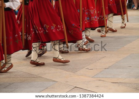 Basque traditional folk dance festival