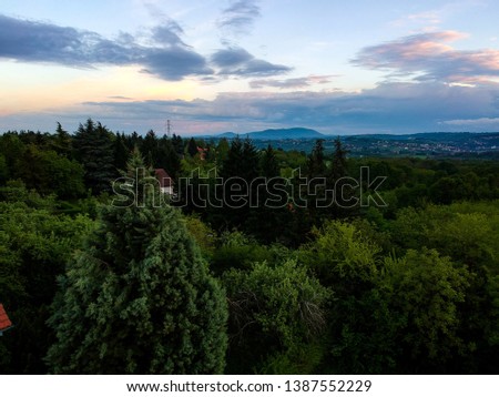 Serbian landscape,view of mountain Kosmaj