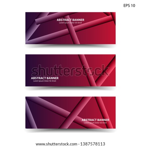 abstract red background geometric for banner, web, flyer, brochure – vector