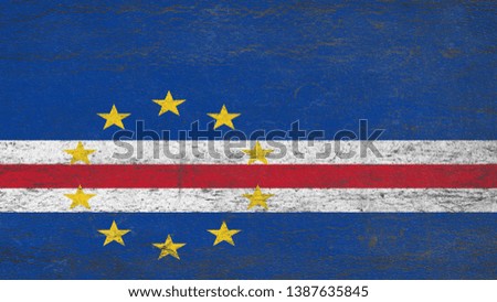 National Flag of Cape Verde - Rectangular Shape 