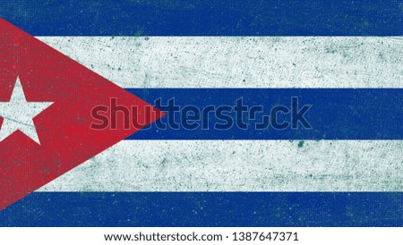 National Flag of Cuba - Rectangular Shape patriotic symbol 