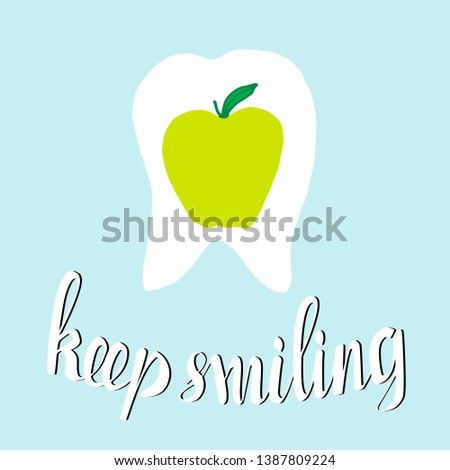 Keep smiling. Teeth dentistry banner