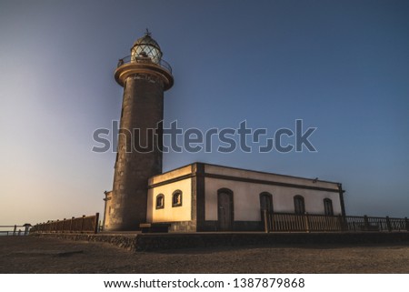 Picture of a lighthouse in Fuerteventura