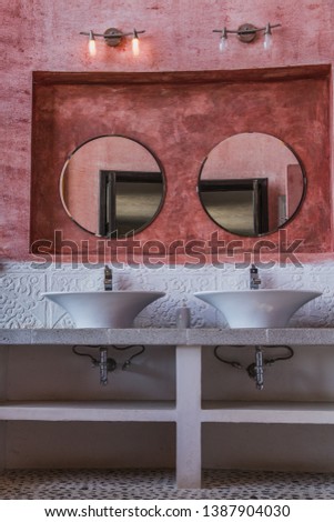 Beautifully designed bathroom in Central America