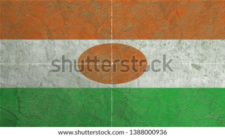 National Flag of Niger - Rectangular Shape patriotic symbol 