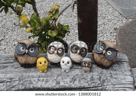 japan handmade cute owl doll