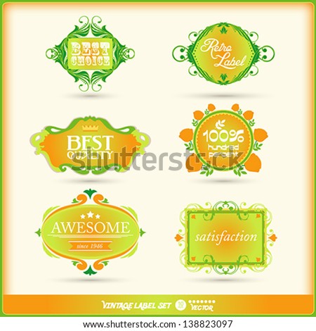 Vector summer set of calligraphic and floral design elements with decoration and baroque frames and rose ornaments. Old paper texture with grunge frames. Vector eps 10 illustration.