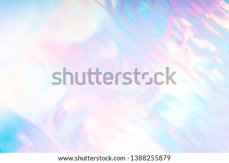 Colorful pastel futuristic funky fantasy abstract holographic background.