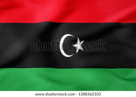 National Flag of Libya - Rectangular Shape patriotic symbol 