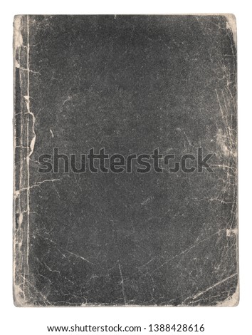 Old vintage book isolated on white background Royalty-Free Stock Photo #1388428616