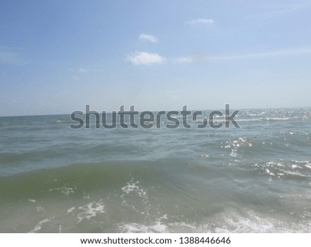Ocean waves on a summer day