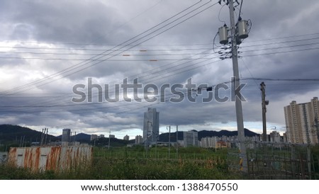 Kimchoun city's sky and building