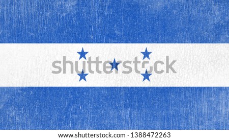 National Flag of Honduras - Rectangular Shape patriotic symbol 