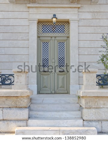 elegant house entrance