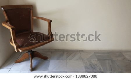 old antique wooden vintage chair