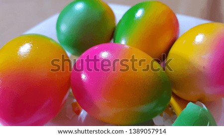 easter eggs picture food art
