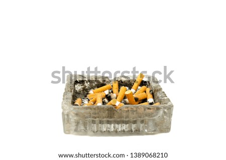 Ashtray cigarette tobacco Throw away cigarettes