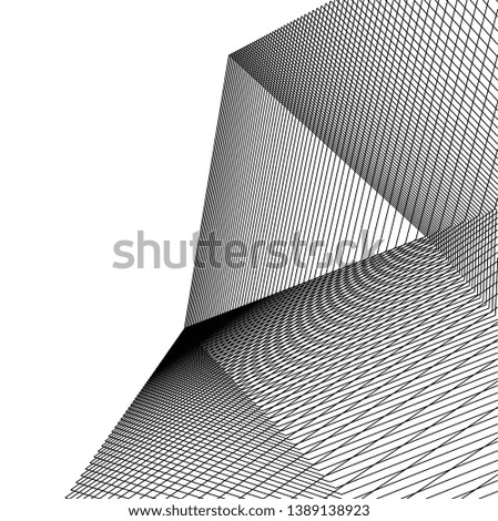 abstract 3d architecture, vector background