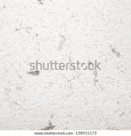 white, decorative handmade paper texture with floral pattern