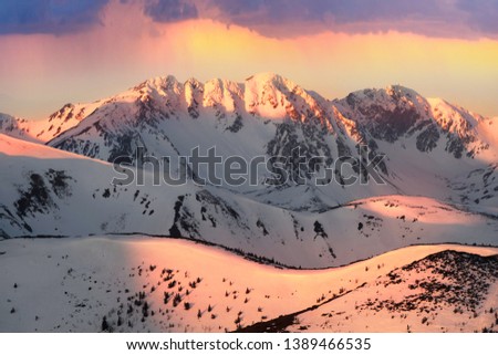 Polish and Slovak Tatras in the spring and winter are beautiful, the glaciers and rocky peaks are similar to the Alps and the Caucasus and are very popular with climbers.