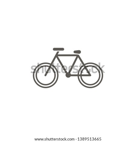 Bike vector icon. Simple element illustration from map and navigation concept. Bike vector icon. Real estate concept vector illustration.