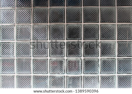 Glass square mosaic tiles for texture background 