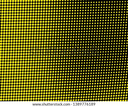 Abstract halftone wave dotted background. Vector pop art texture for printing and textile design