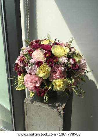 It is a flower arrangement.